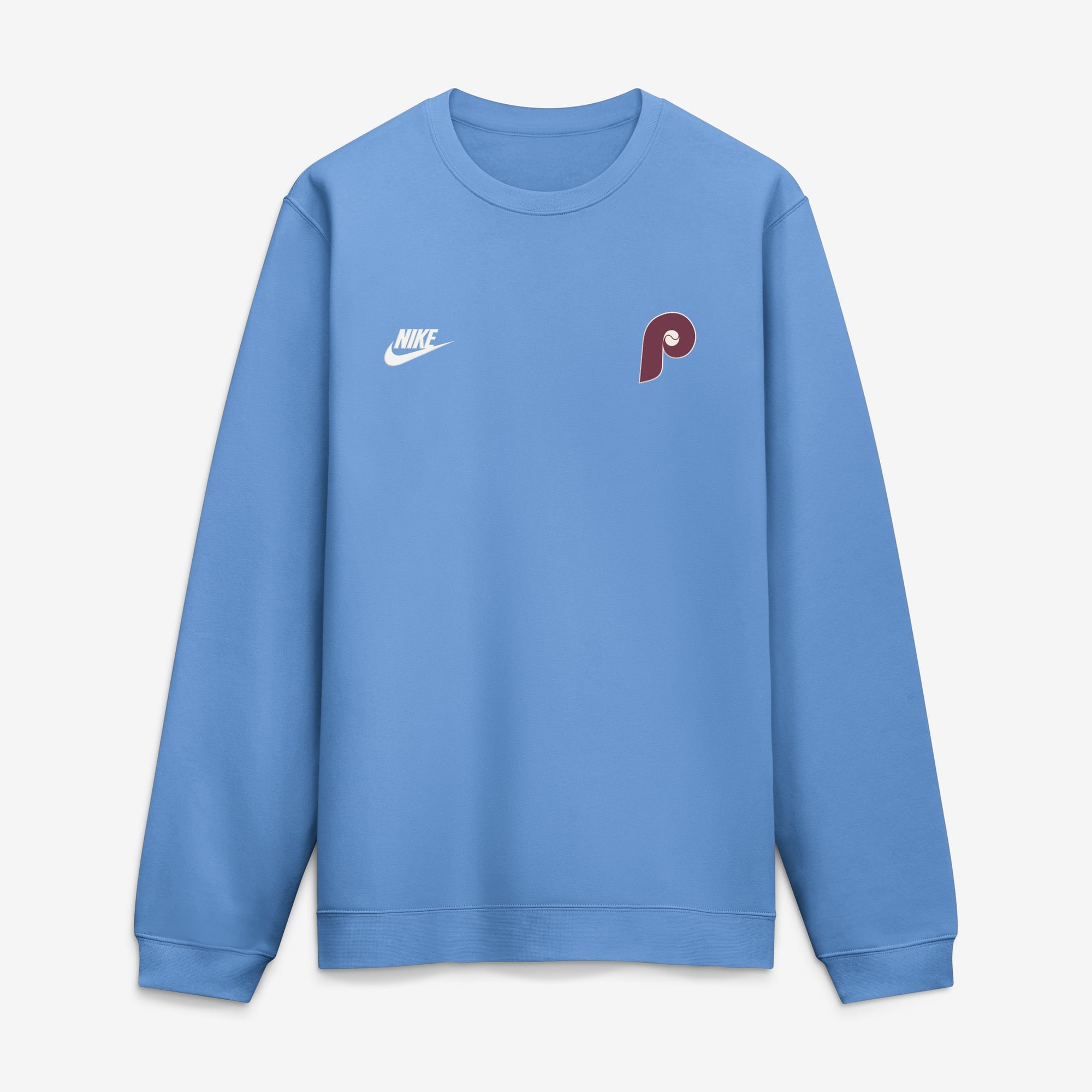 Men's Nike Light Blue Philadelphia Phillies Cooperstown Diamond Sweatshirt