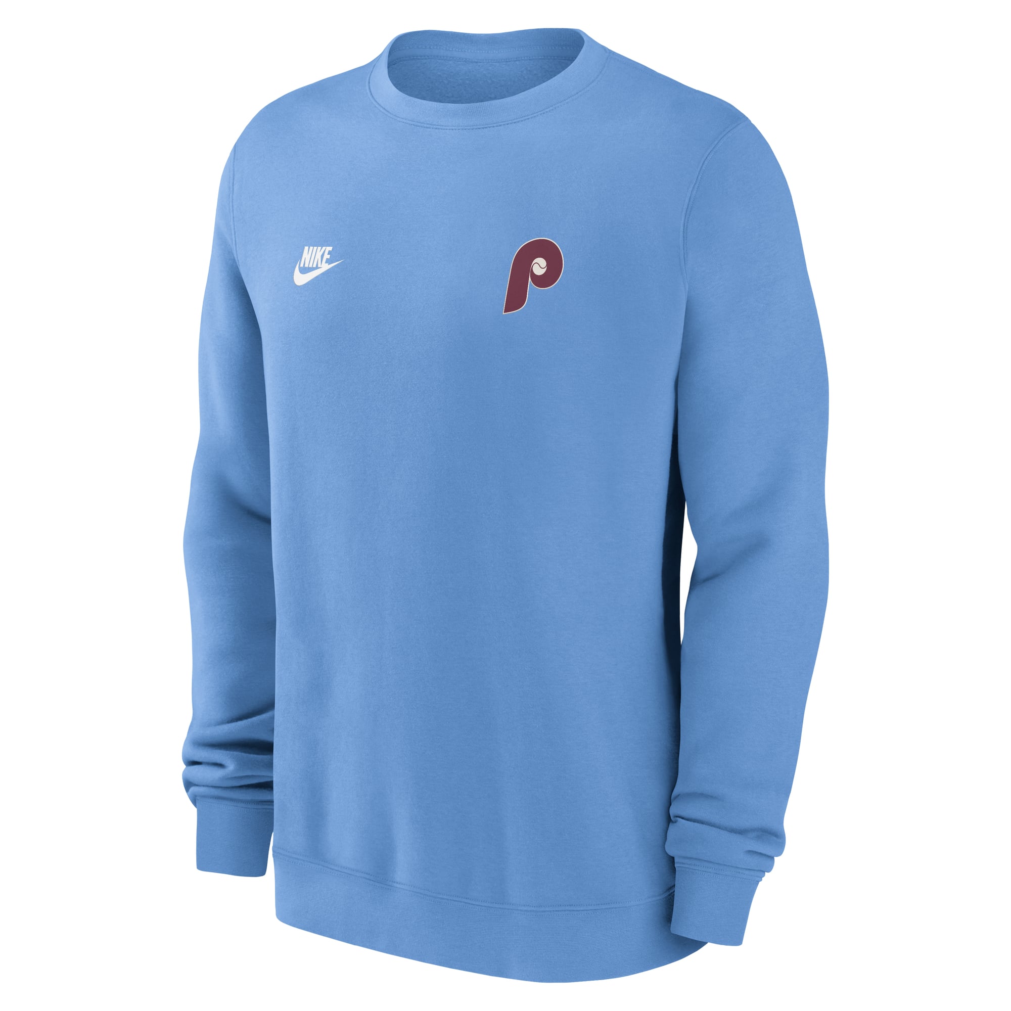 Men's Nike Light Blue Philadelphia Phillies Cooperstown Diamond Sweatshirt
