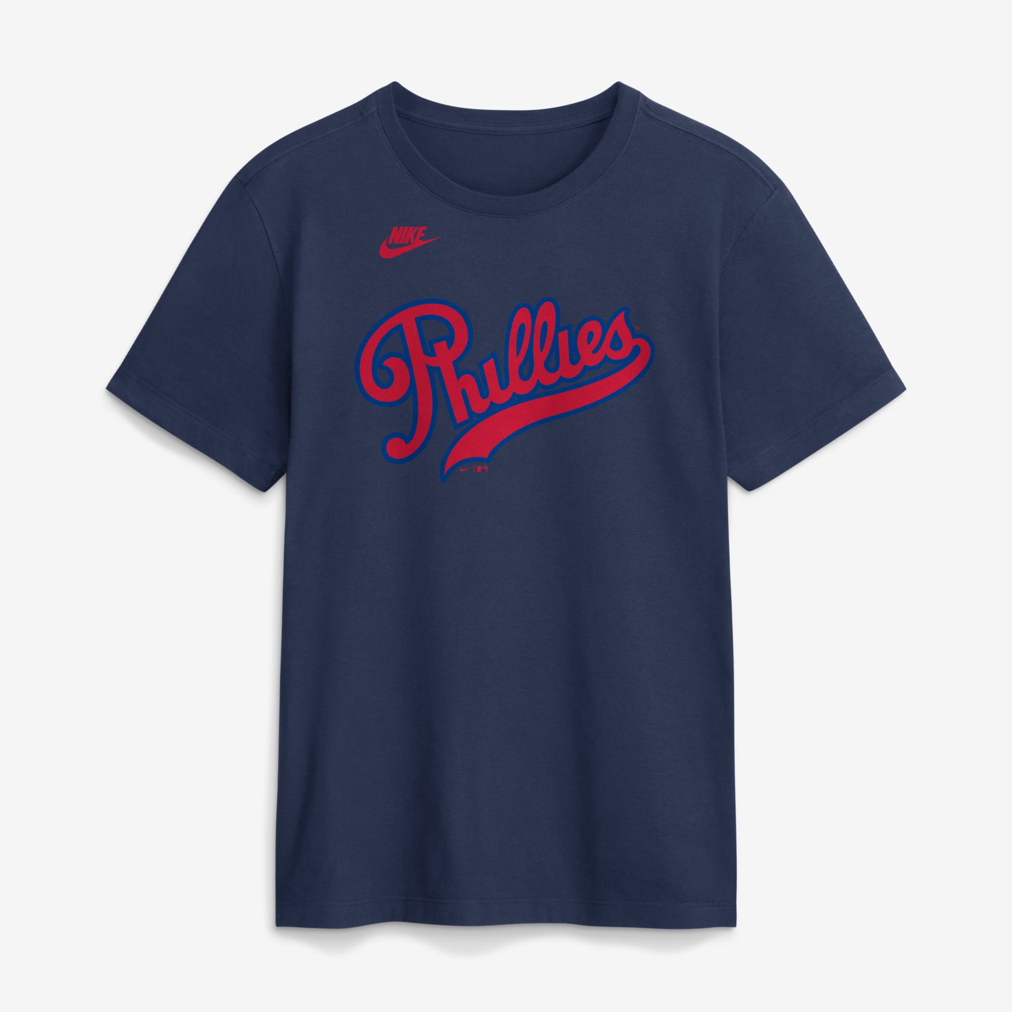 Men's Nike Navy Philadelphia Phillies 2026 Field of Dreams Wordmark T-Shirt
