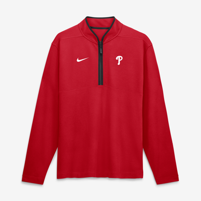 Philadelphia Phillies Nike Dri-FIT Victory Half-Zip Pullover - Red