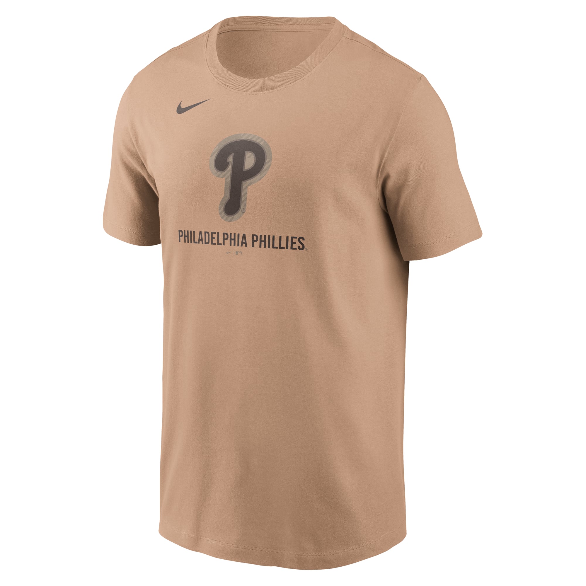 T-shirt en coton Nike beige Philadelphia Phillies pour homme