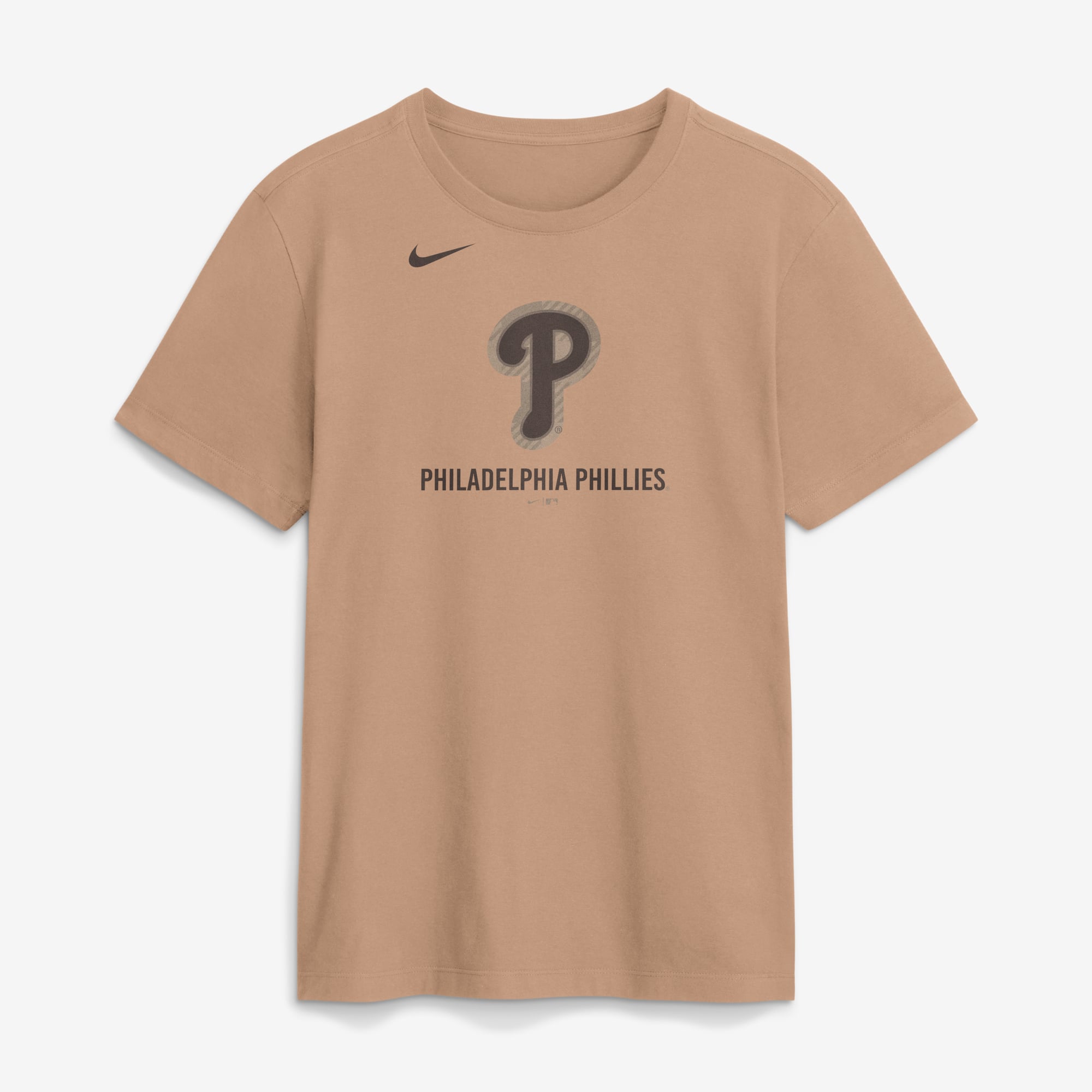 T-shirt en coton Nike beige Philadelphia Phillies pour homme