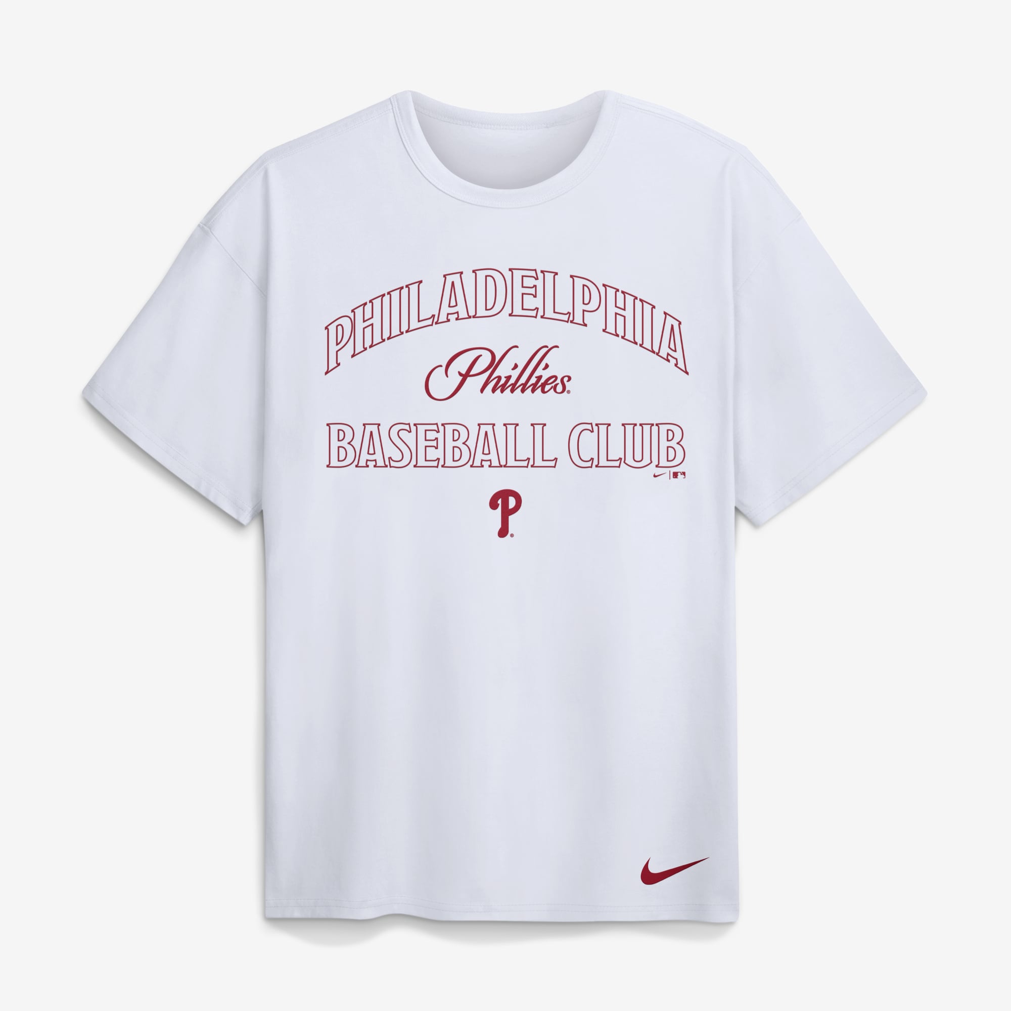 Men's Nike White Philadelphia Phillies Max90 Heavyweight T-Shirt