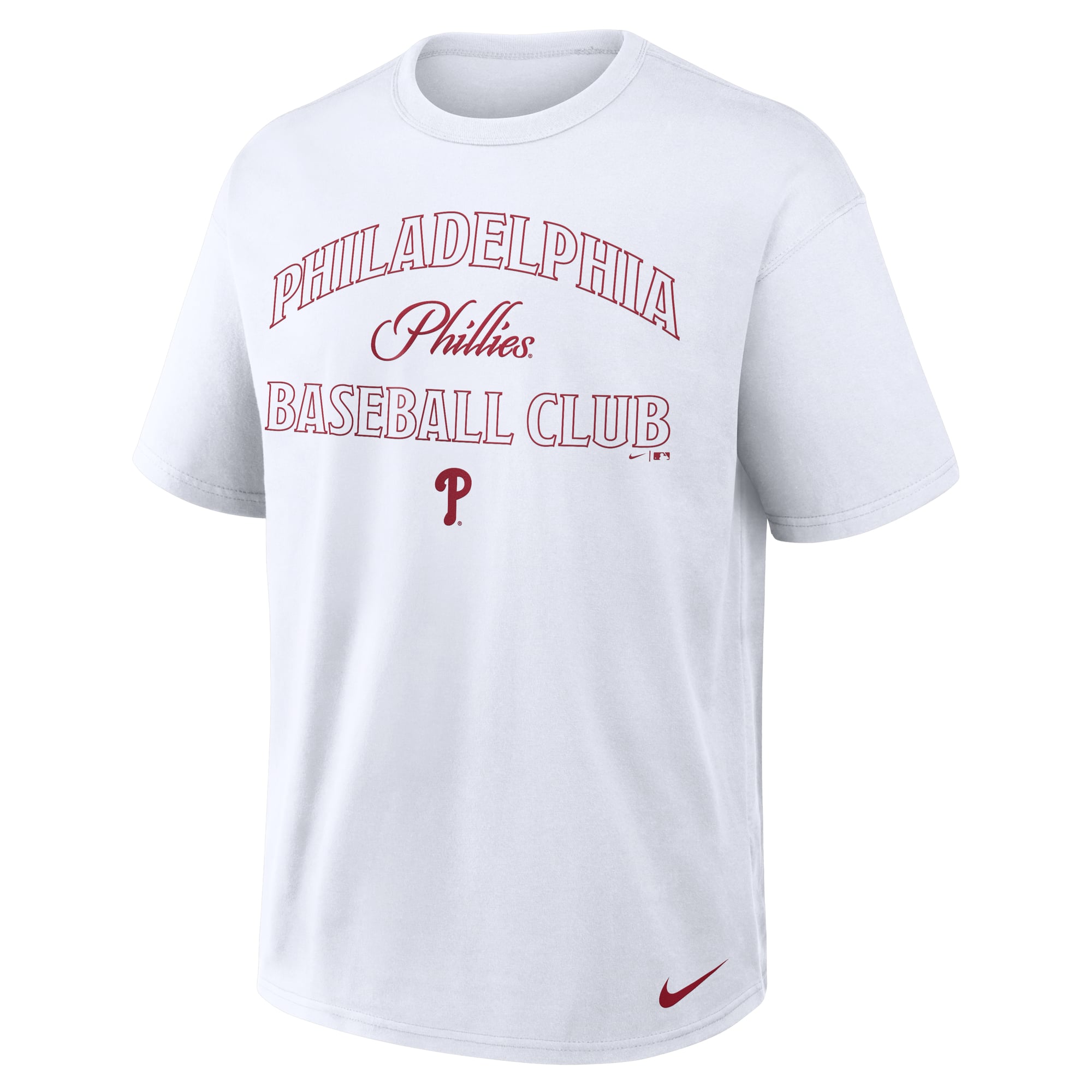 Men's Nike White Philadelphia Phillies Max90 Heavyweight T-Shirt