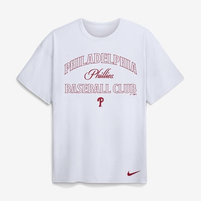 Philadelphia Phillies Nike Max90 Heavyweight T-Shirt - White