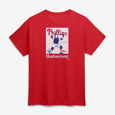 Philadelphia Phillies Budweiser T-Shirt - Red