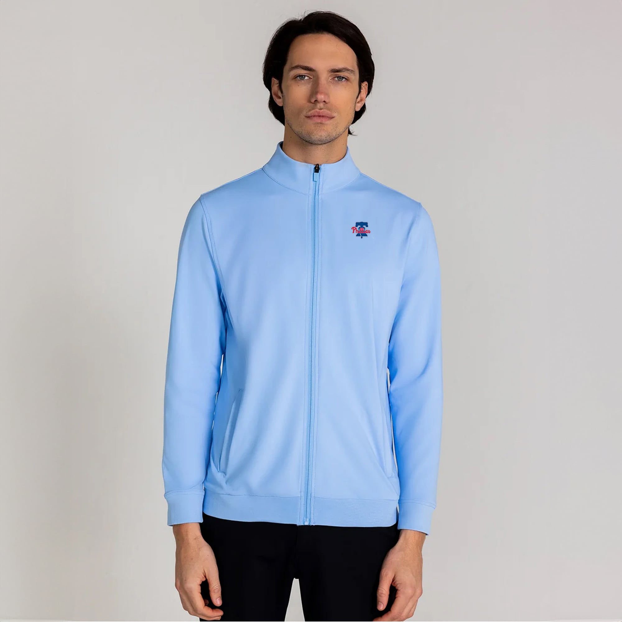 Men's Redvanly Light Blue Philadelphia Phillies Wilder Full-Zip Jacket