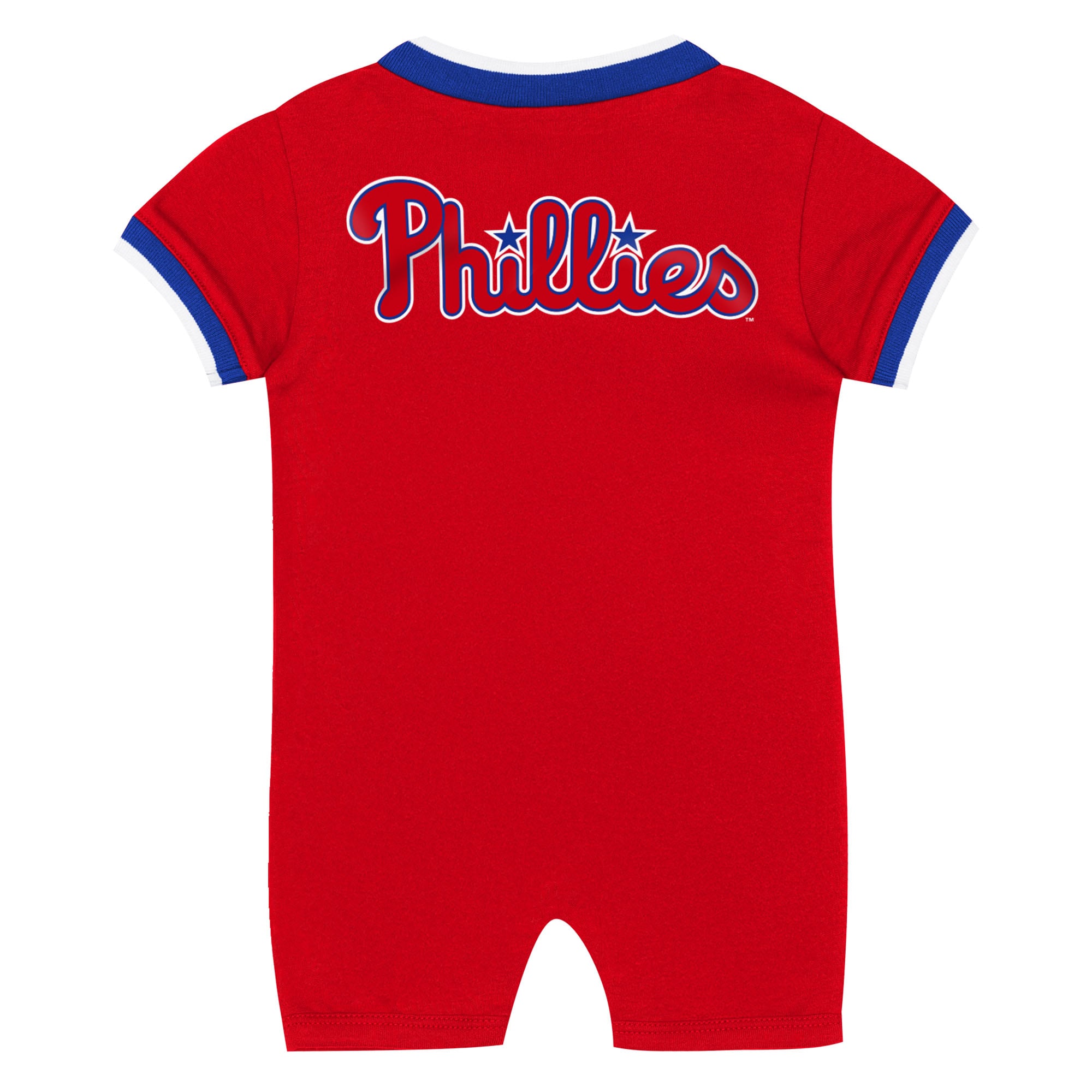 Grenouillère à pinces rouge Philadelphia Phillies pour nouveau-né Outerstuff