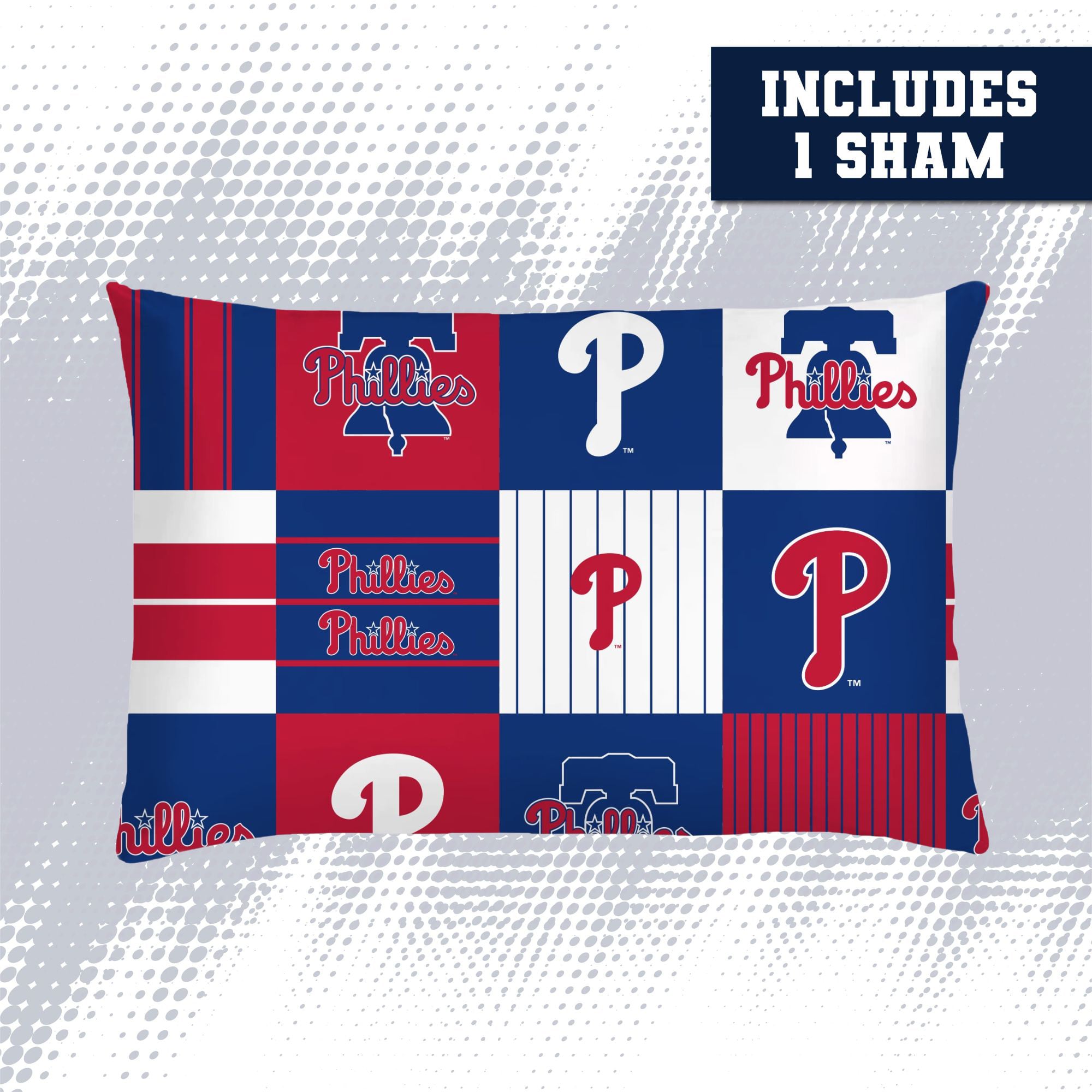 Pegasus Philadelphia Phillies Patchwork Plaid Two-Piece Twin/Twin XL Bed in a Bag Set