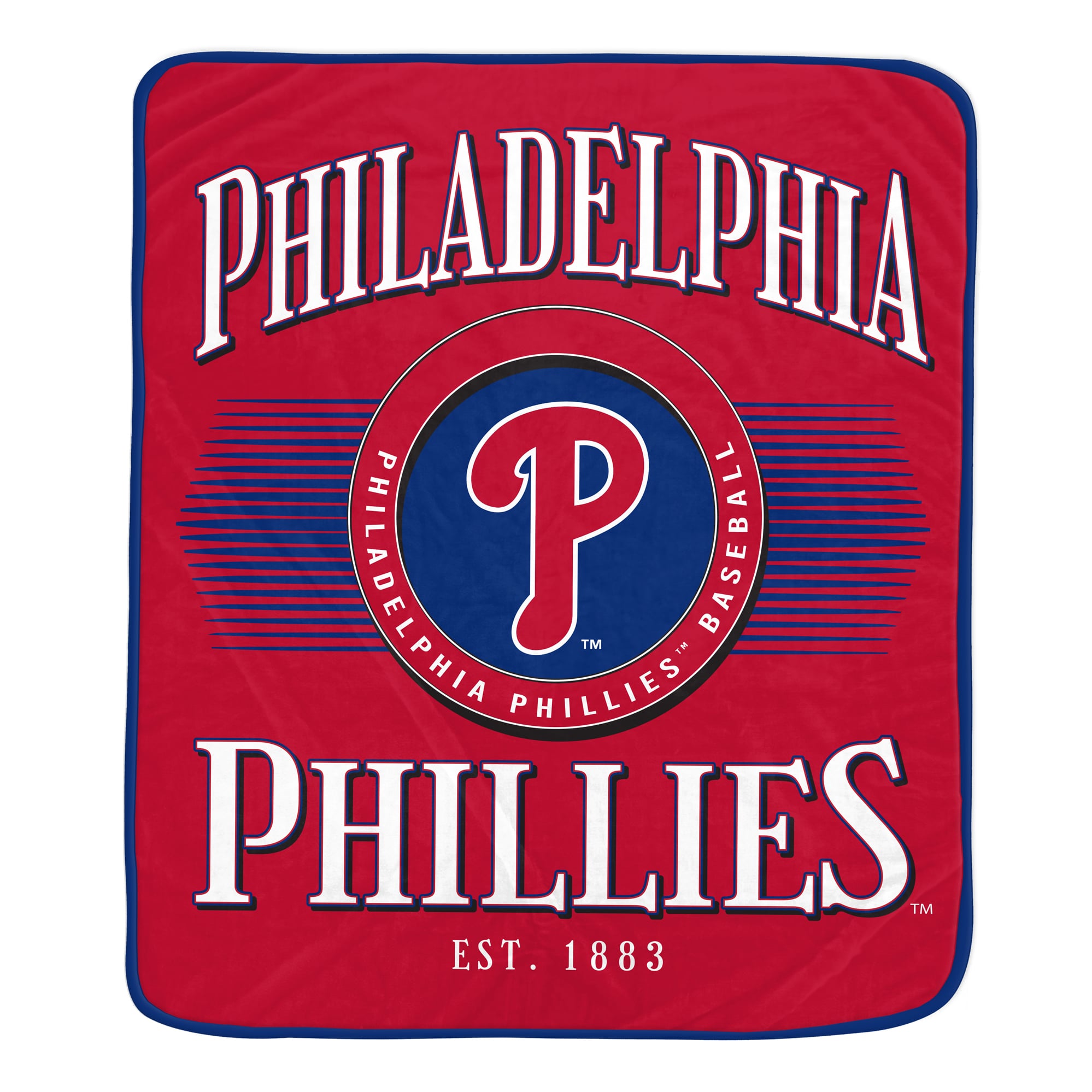 Pegasus Philadelphia Phillies Spotlight Arch 60" x 70" Ultra Soft Throw Blanket
