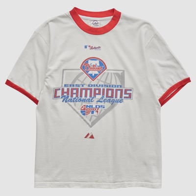 Philadelphia Phillies Delta 2007 T-shirt - White - XS by Fanatics Real Vintage