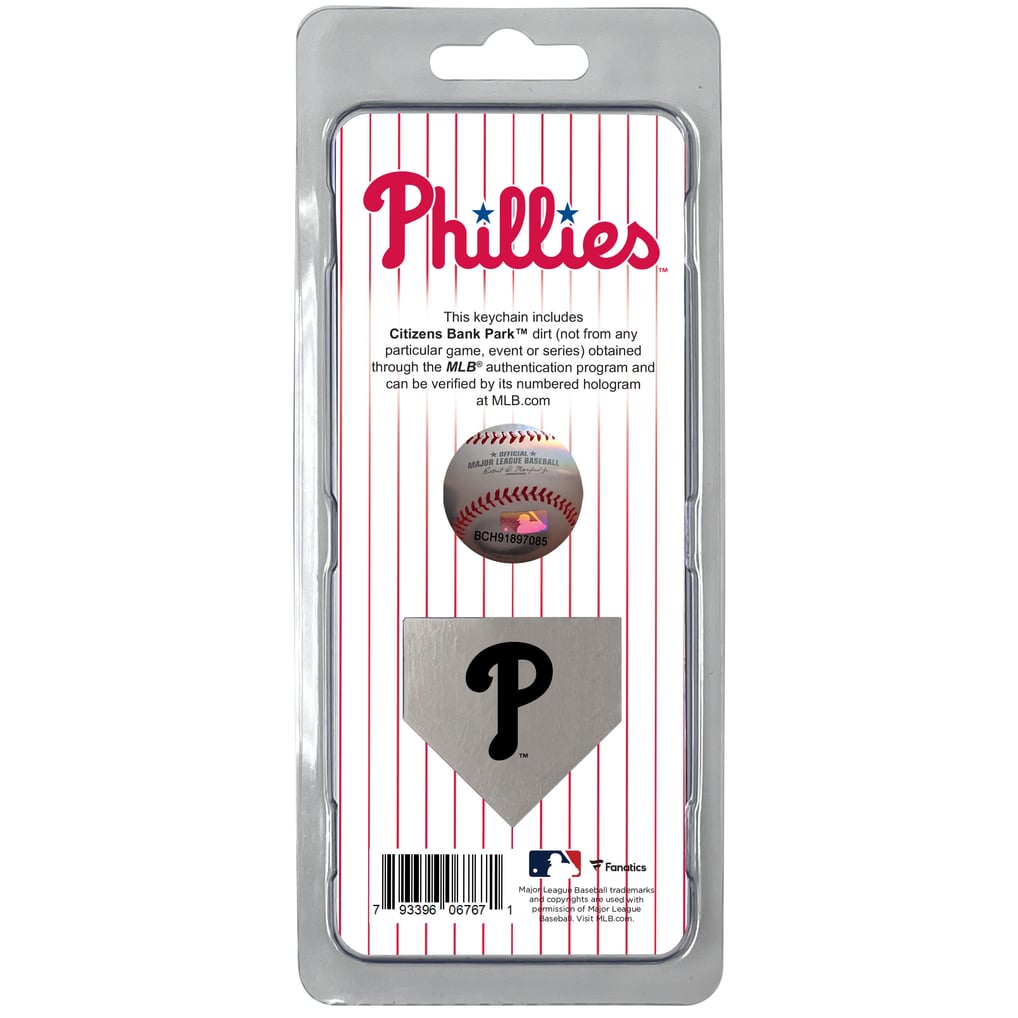 Philadelphia Phillies Fanatics Authentic Dirt Key Chain - Filled with ...