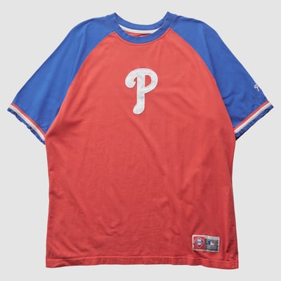 Philadelphia Phillies Genuine Merchandise 2000s T-shirt - Red - XL by Fanatics Real Vintage