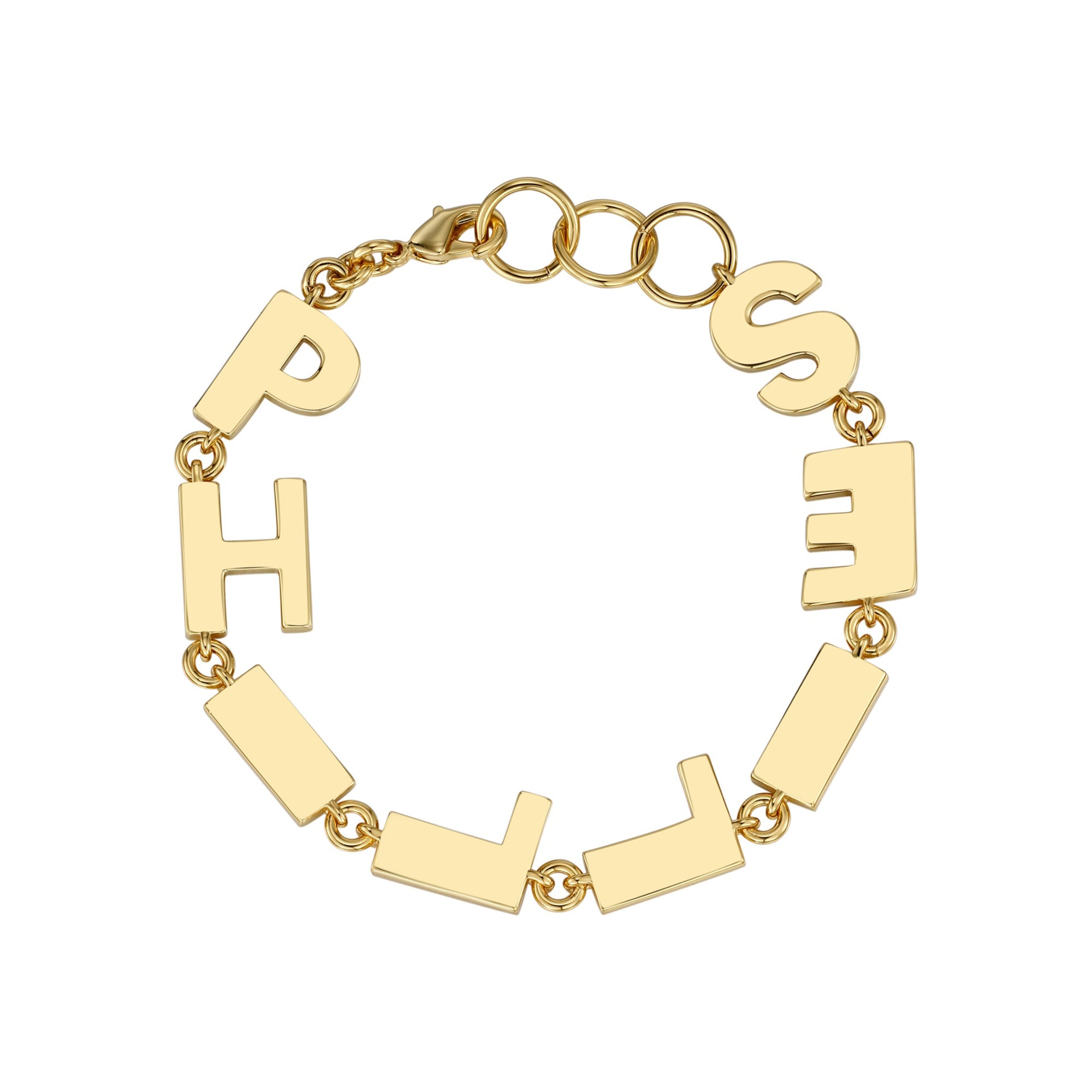 Philadelphia Phillies Letter Link Bracelet by Jill Martin