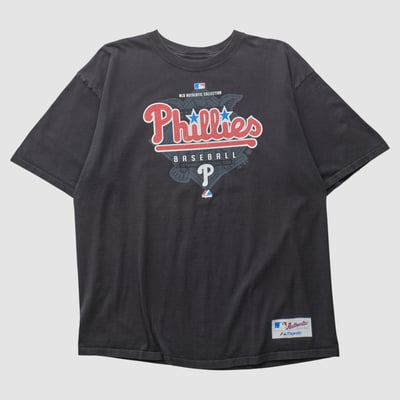 Philadelphia Phillies Majestic 2000s T-shirt - Black - 2XL by Fanatics Real Vintage