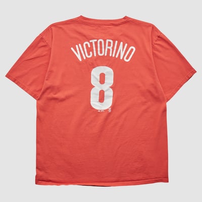 Philadelphia Phillies Majestic 2009 T-shirt - Red - M by Fanatics Real Vintage