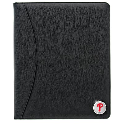 Philadelphia Phillies Zippered Leather Portfolio