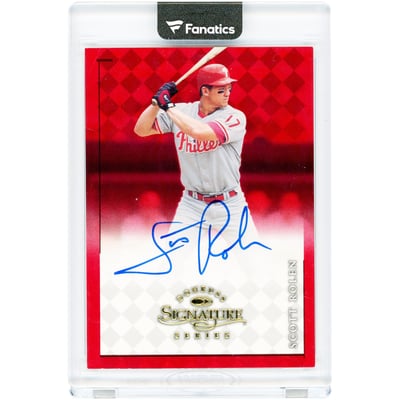 Scott Rolen Philadelphia Phillies Autographed 1998 Donruss Signature Series #SR Card