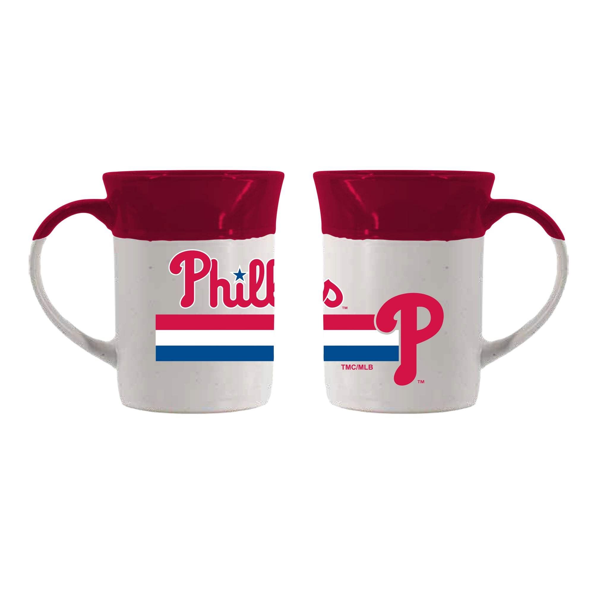 Mug en céramique mouchetée 44 cl (15 oz) Philadelphia Phillies de The Memory Company