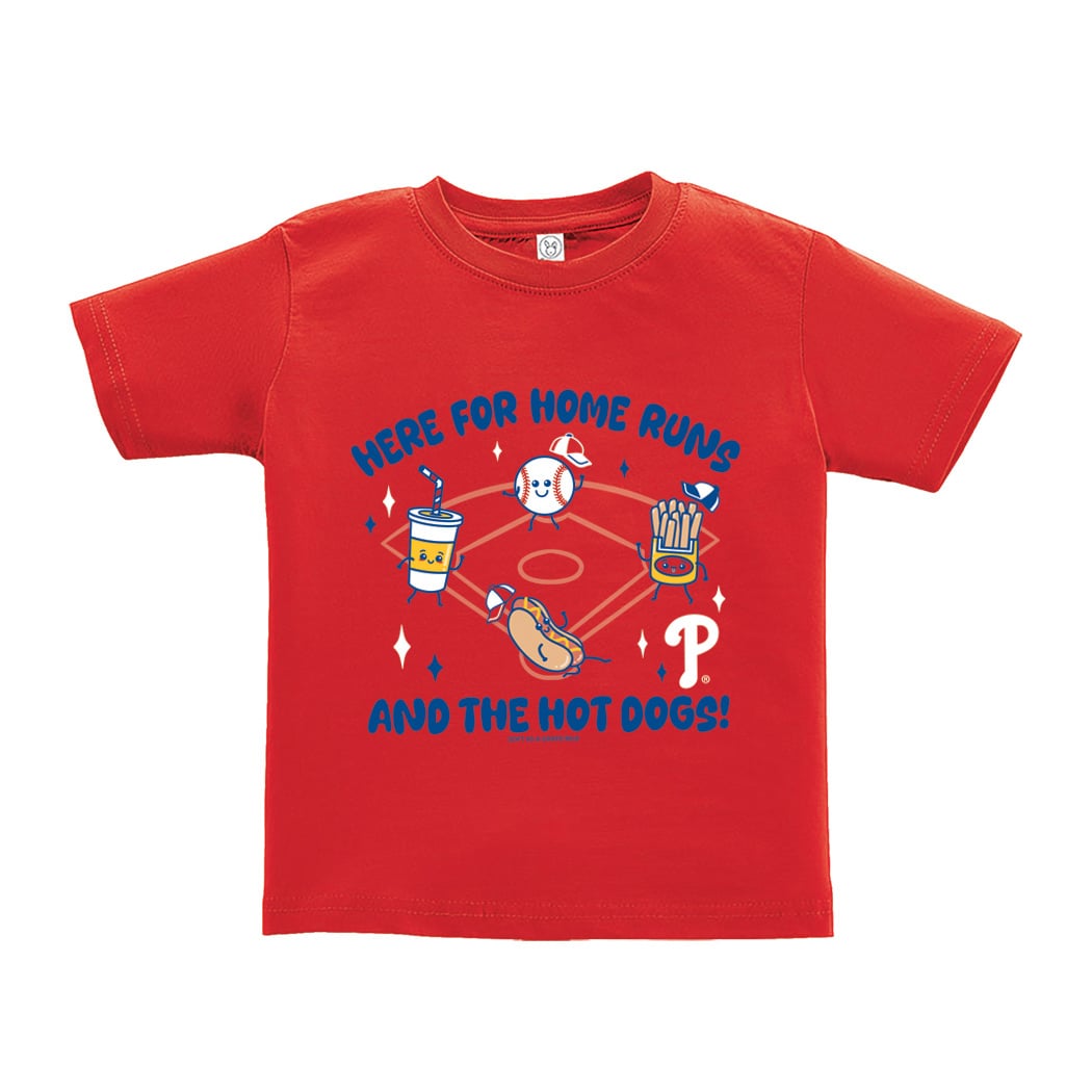 T-shirt rouge Philadelphia Phillies pour tout-petit, doux comme un raisin