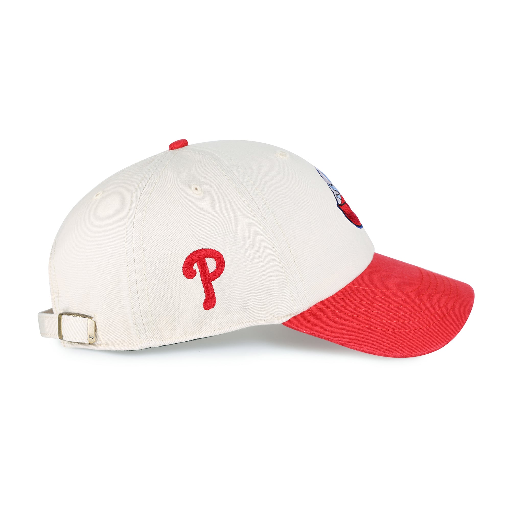 Unisex '47 Natural Philadelphia Phillies Single Swirl Ice Cream Helmet 2.0 Clean Up Adjustable Hat