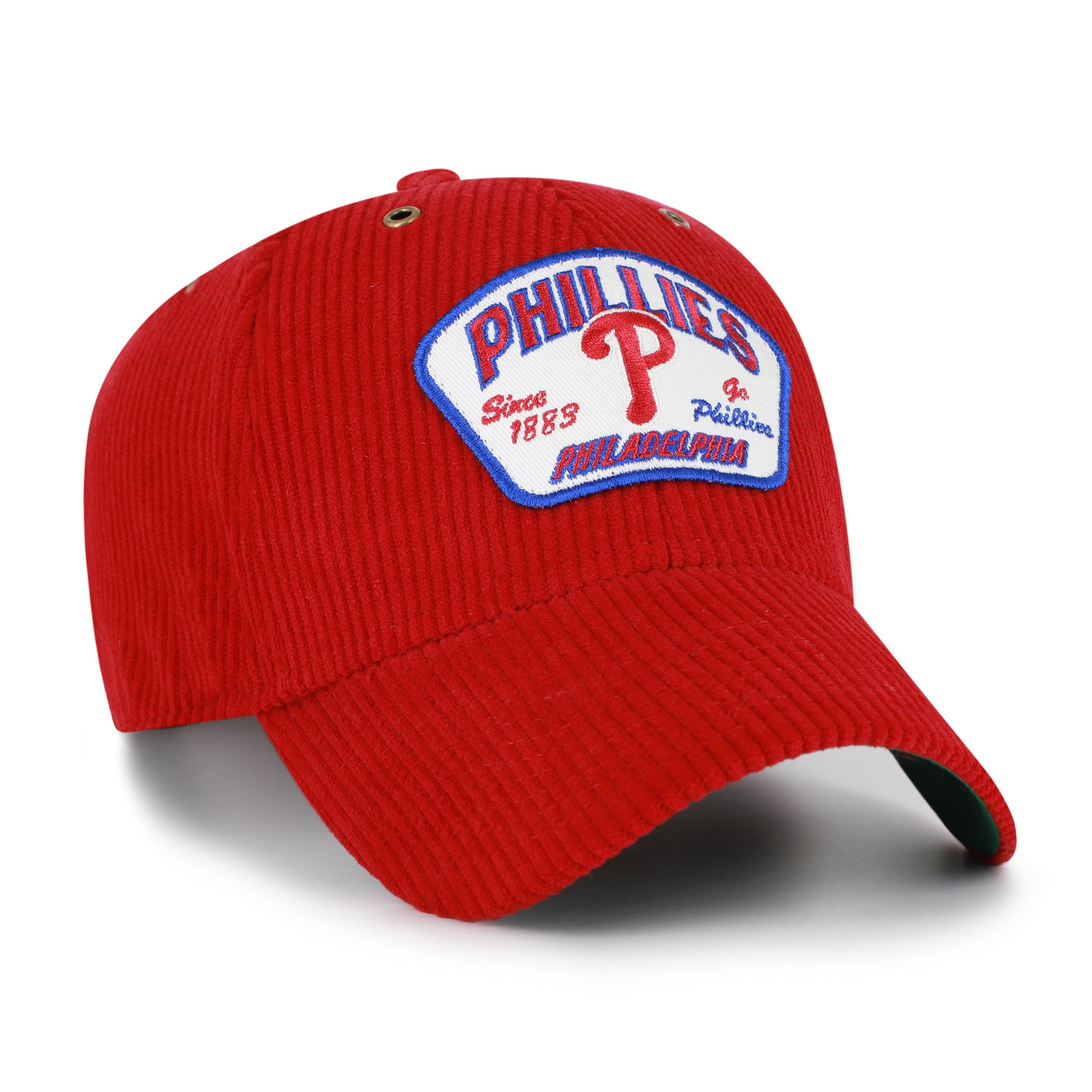 Casquette unisexe ajustable '47 Red Philadelphia Phillies Accordia en velours côtelé MVP