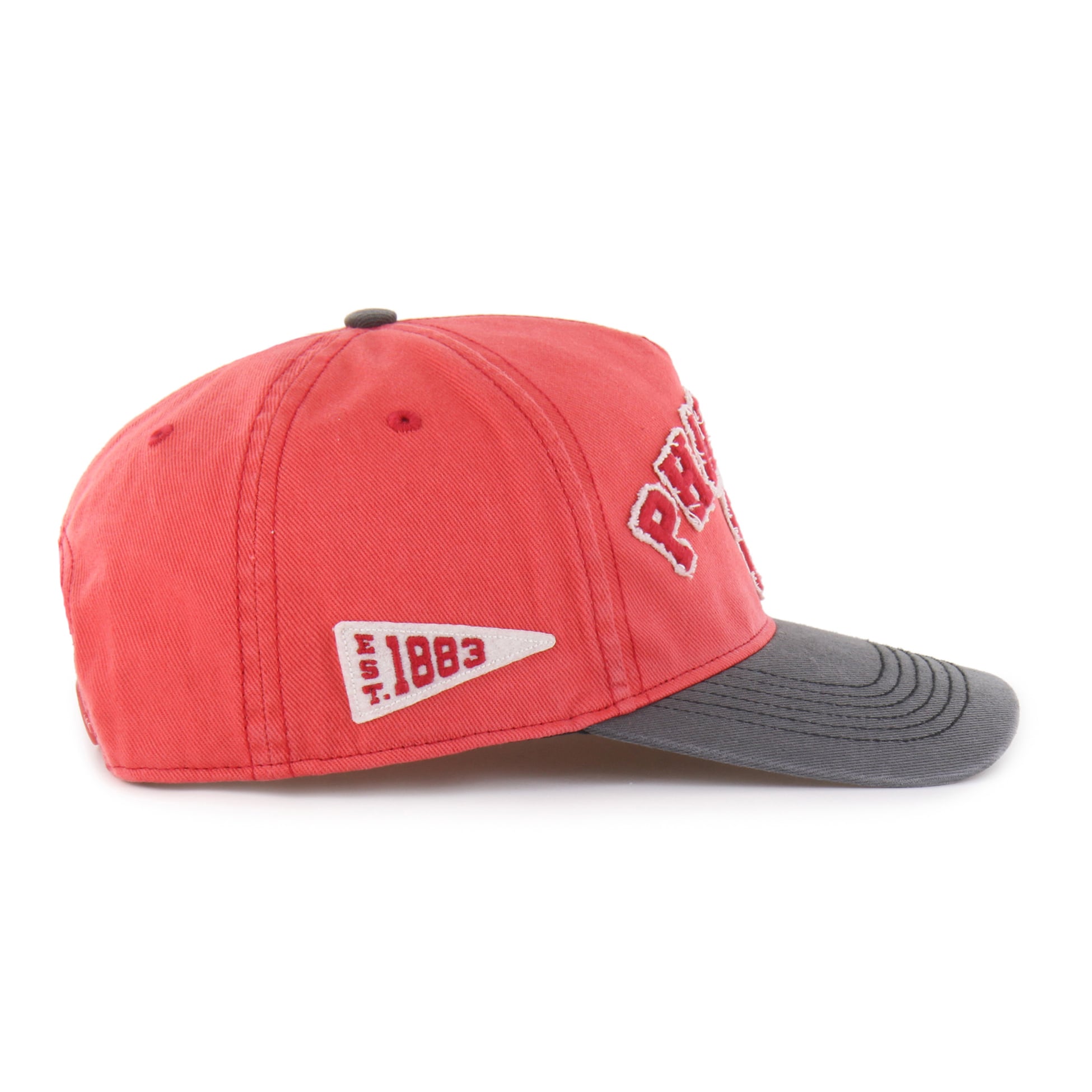 Casquette unisexe rouge '47 Philadelphia Phillies Calderwood Hitch ajustable