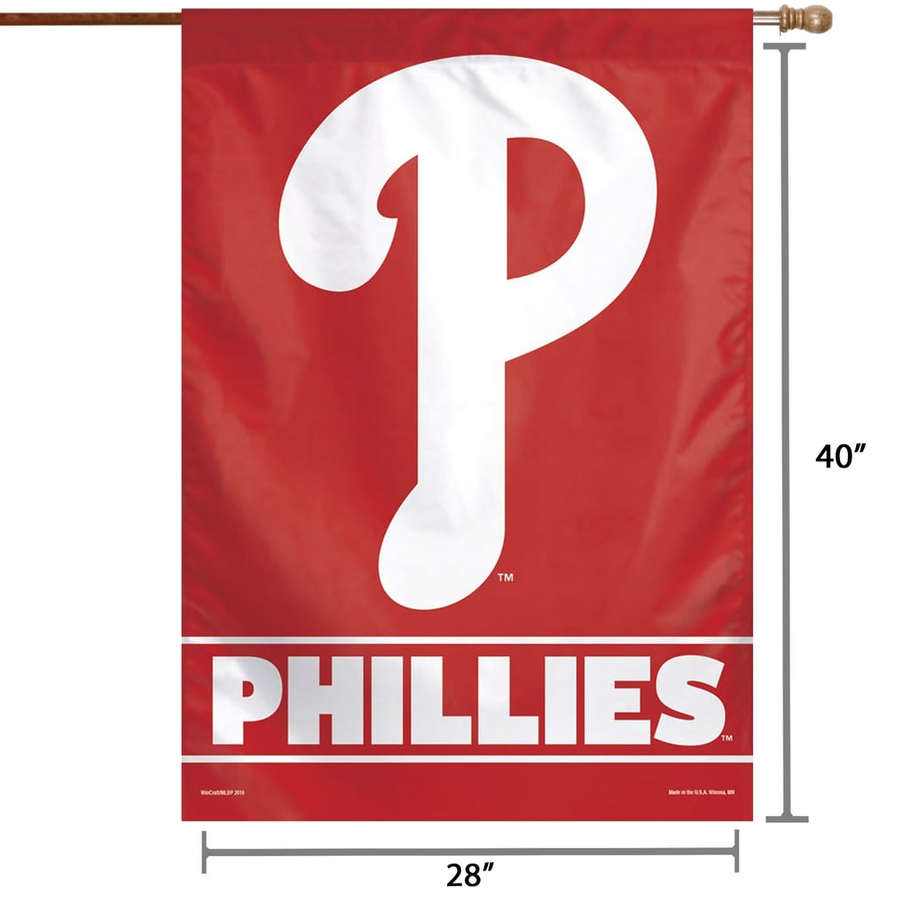Philadelphia Phillies WinCraft 28" x 40" Primary Logo Single-Sided Vertical Banner