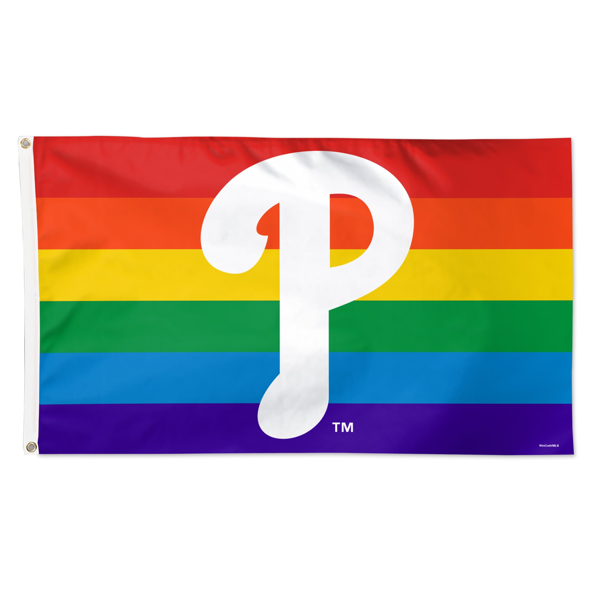 Drapeau de luxe WinCraft Philadelphia Phillies 91 x 152 cm (3 pi x 5 pi) à une face, fierté de l'équipe