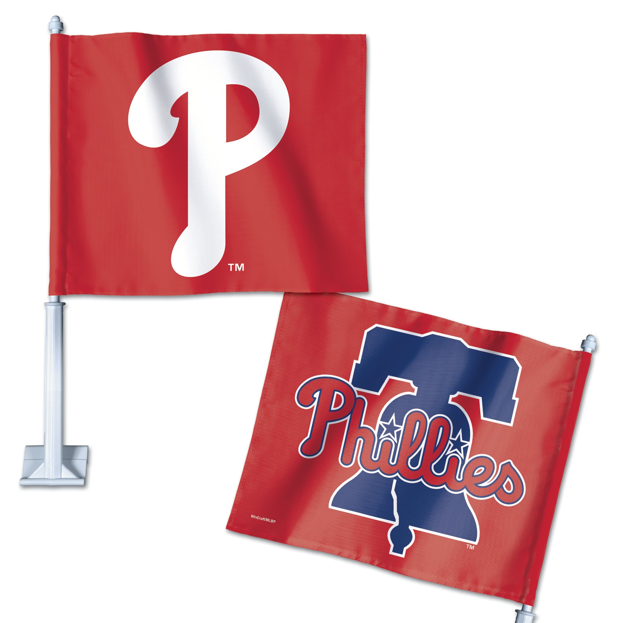 Drapeau de voiture double face WinCraft Philadelphia Phillies