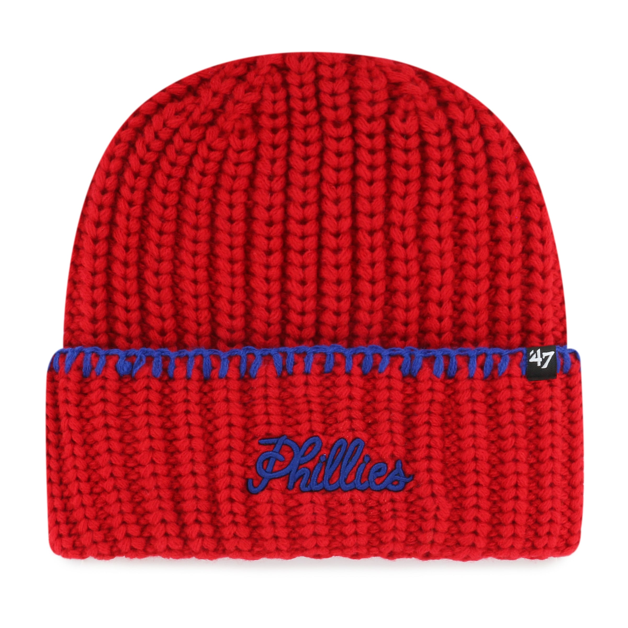 Bonnet à revers rouge Philadelphia Phillies « 47 » pour femme