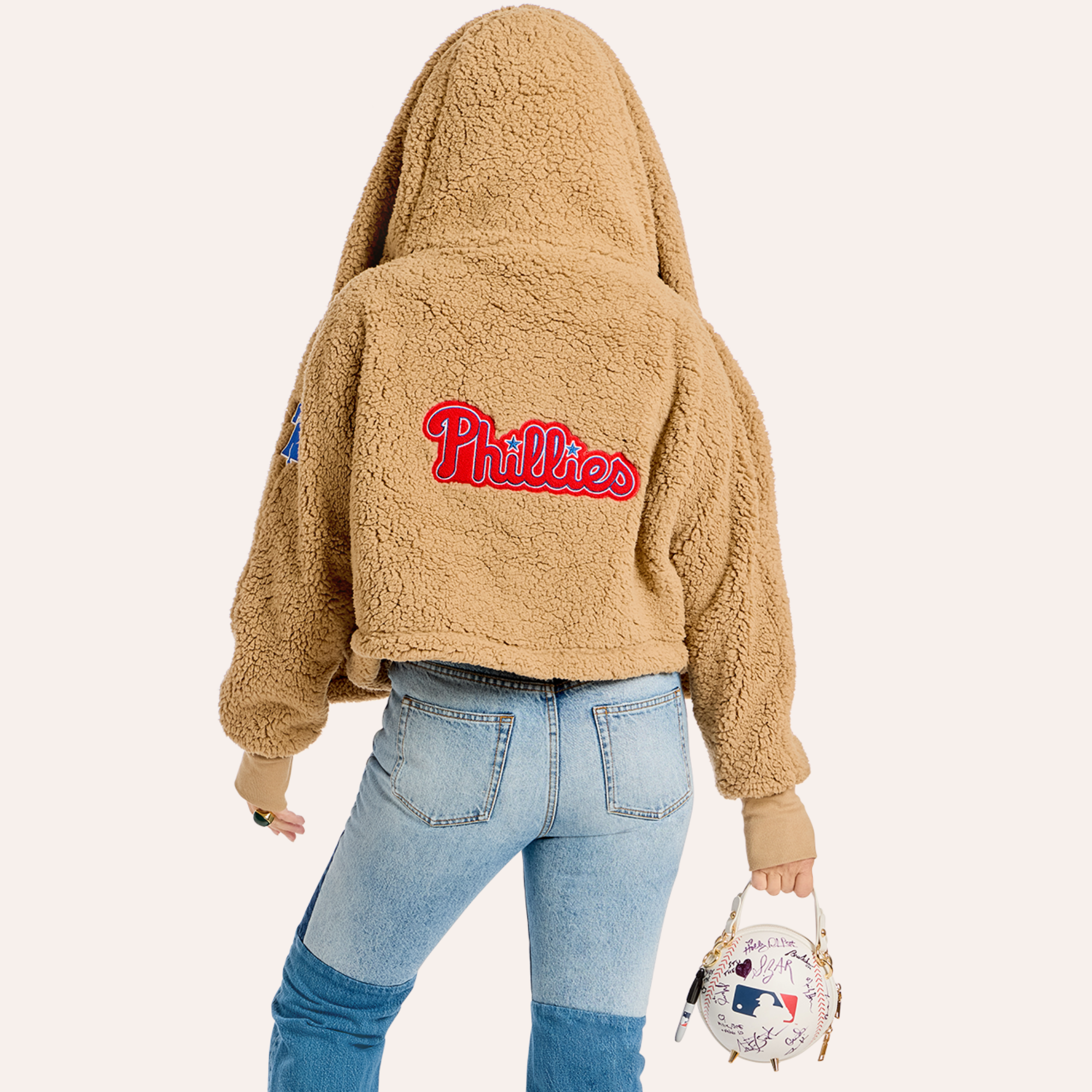 Women's by Jill Martin  Light Brown Philadelphia Phillies Remix Lounger