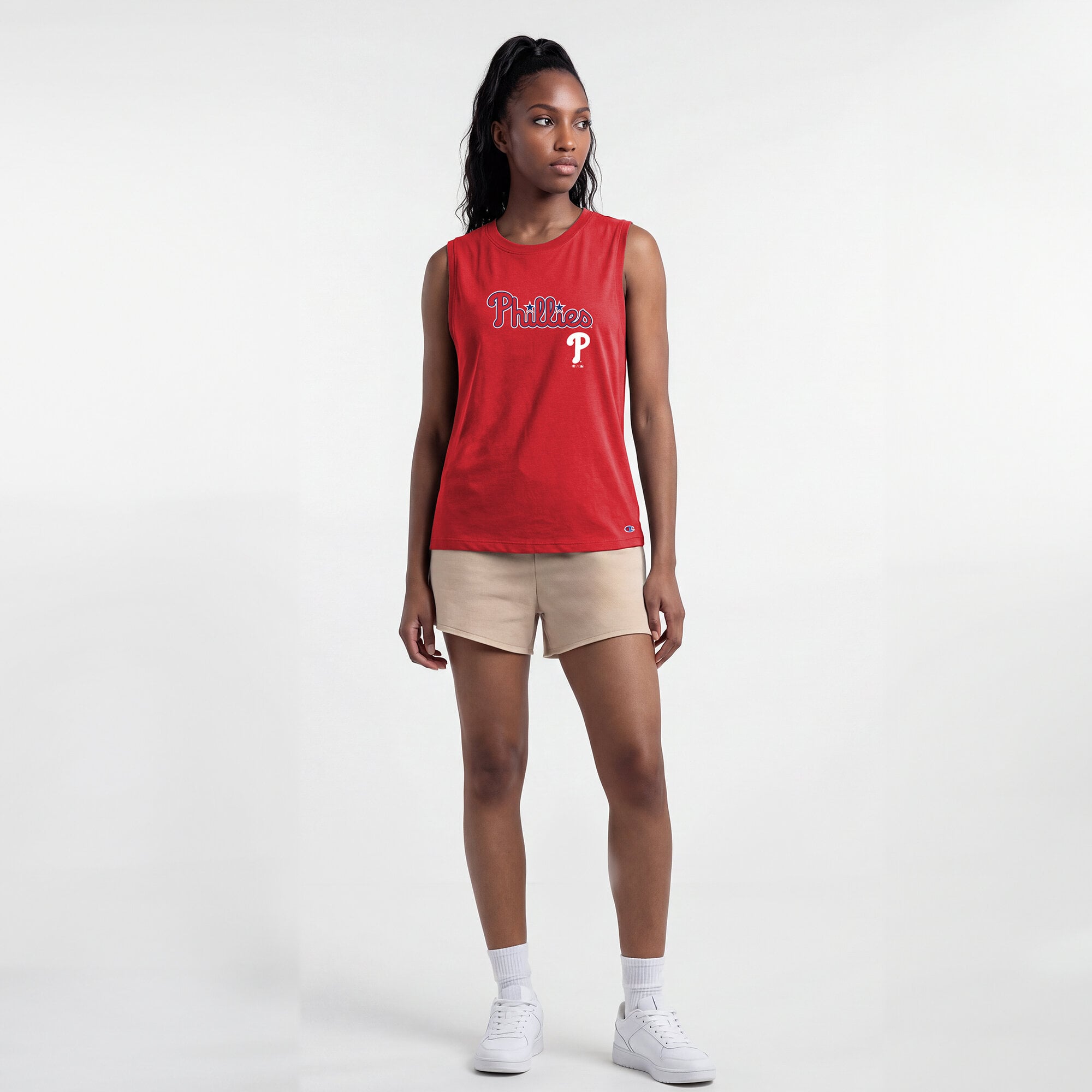Débardeur Champion rouge Philadelphia Phillies pour femmes