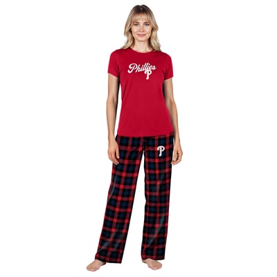  Philadelphia Phillies Concepts Sport Women's Highland Sleep Set - Red