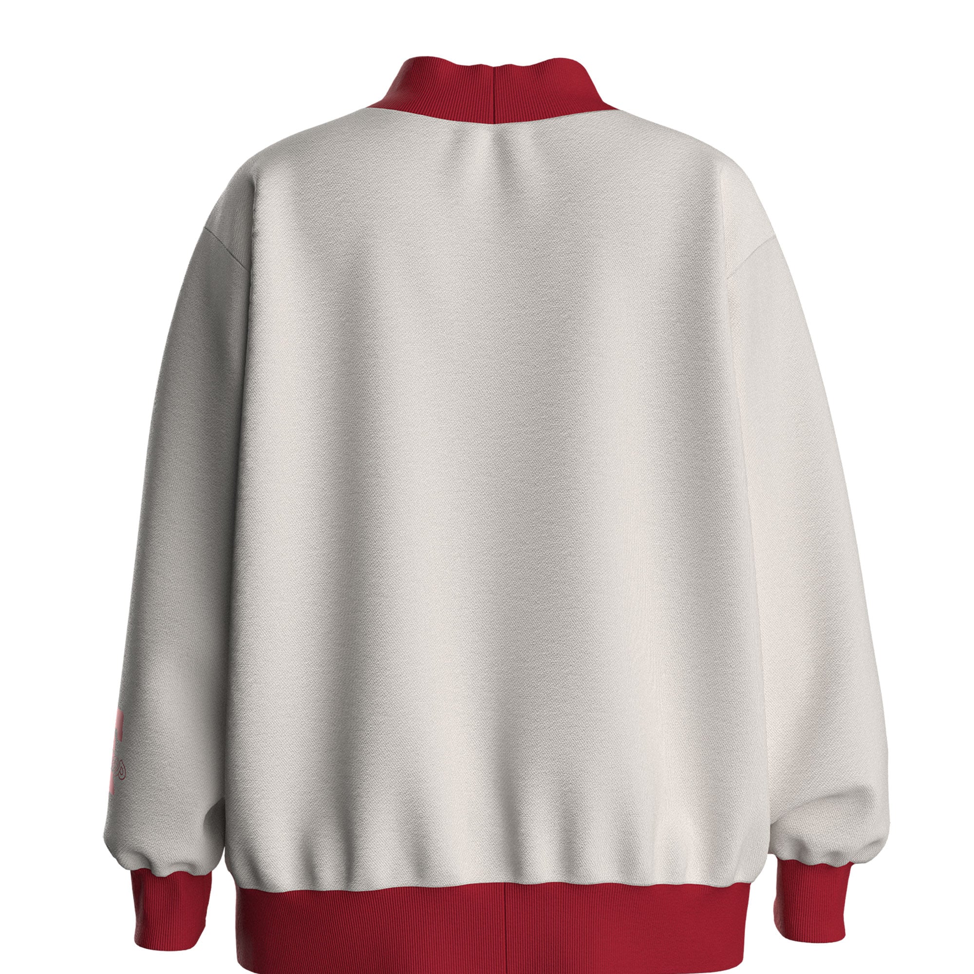 Sweat-shirt polaire à col cheminée crème pour femme, orné du nom de l'équipe des Phillies Philadelphie (Fanatics).