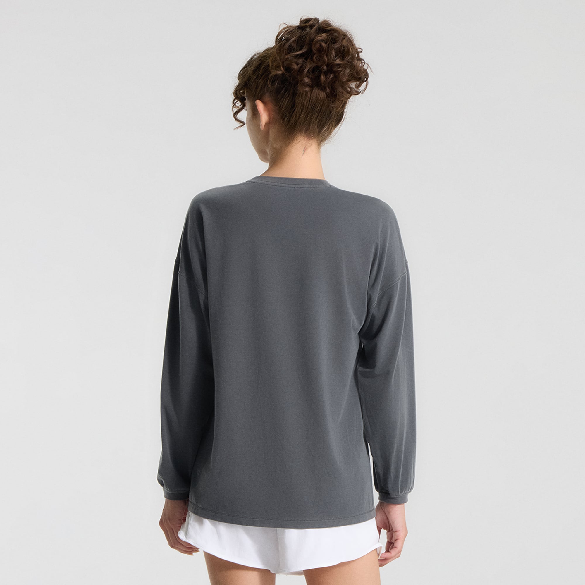 T-shirt à manches longues EasySet Relaxed-Fit gris Philadelphia Phillies pour femme de lululemon