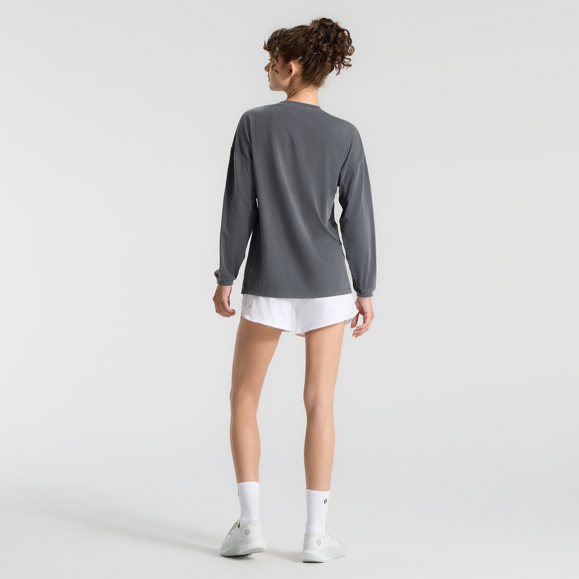 T-shirt à manches longues EasySet Relaxed-Fit gris Philadelphia Phillies pour femme de lululemon