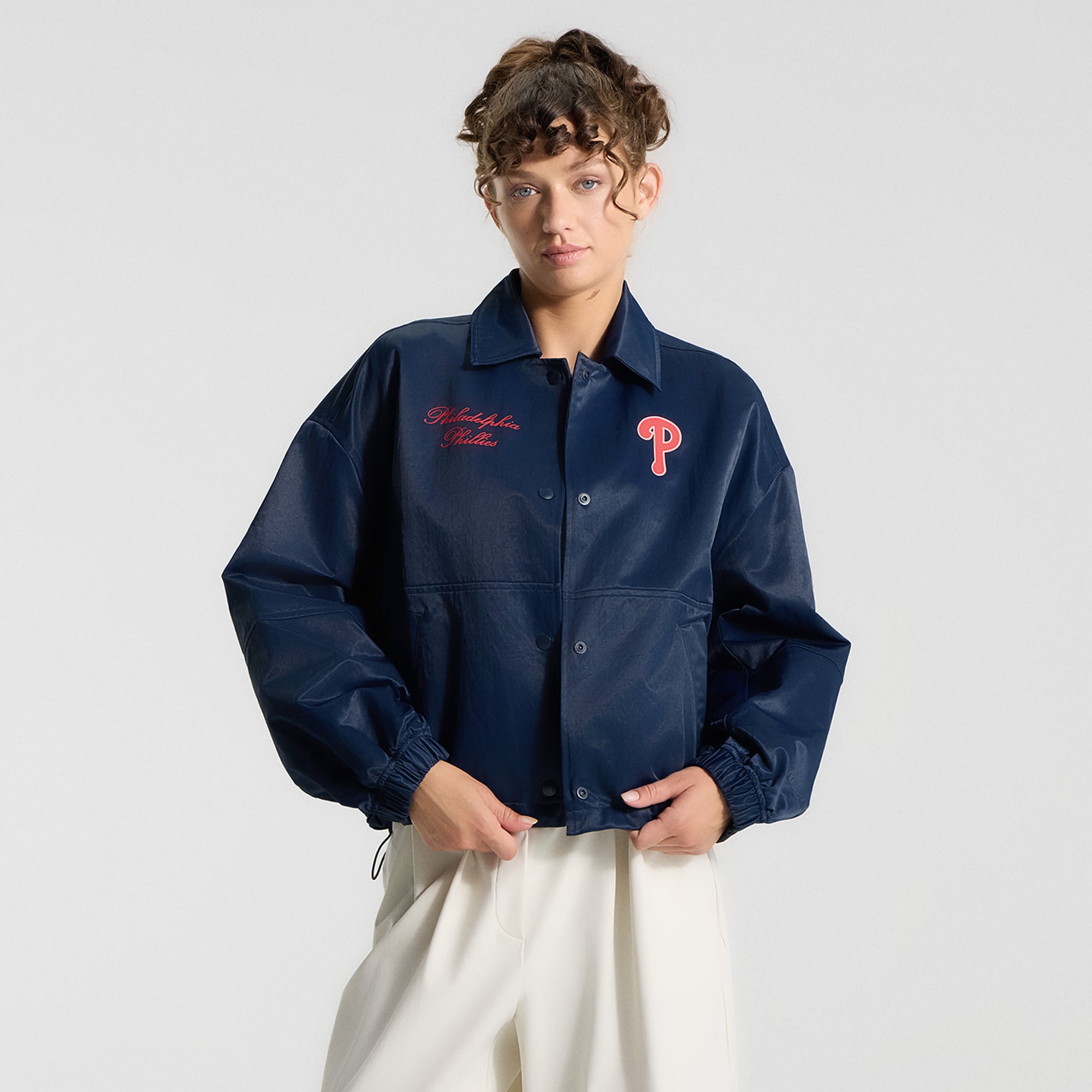 Veste d'entraîneur des Phillies de Philadelphie True Navy pour femmes lululemon