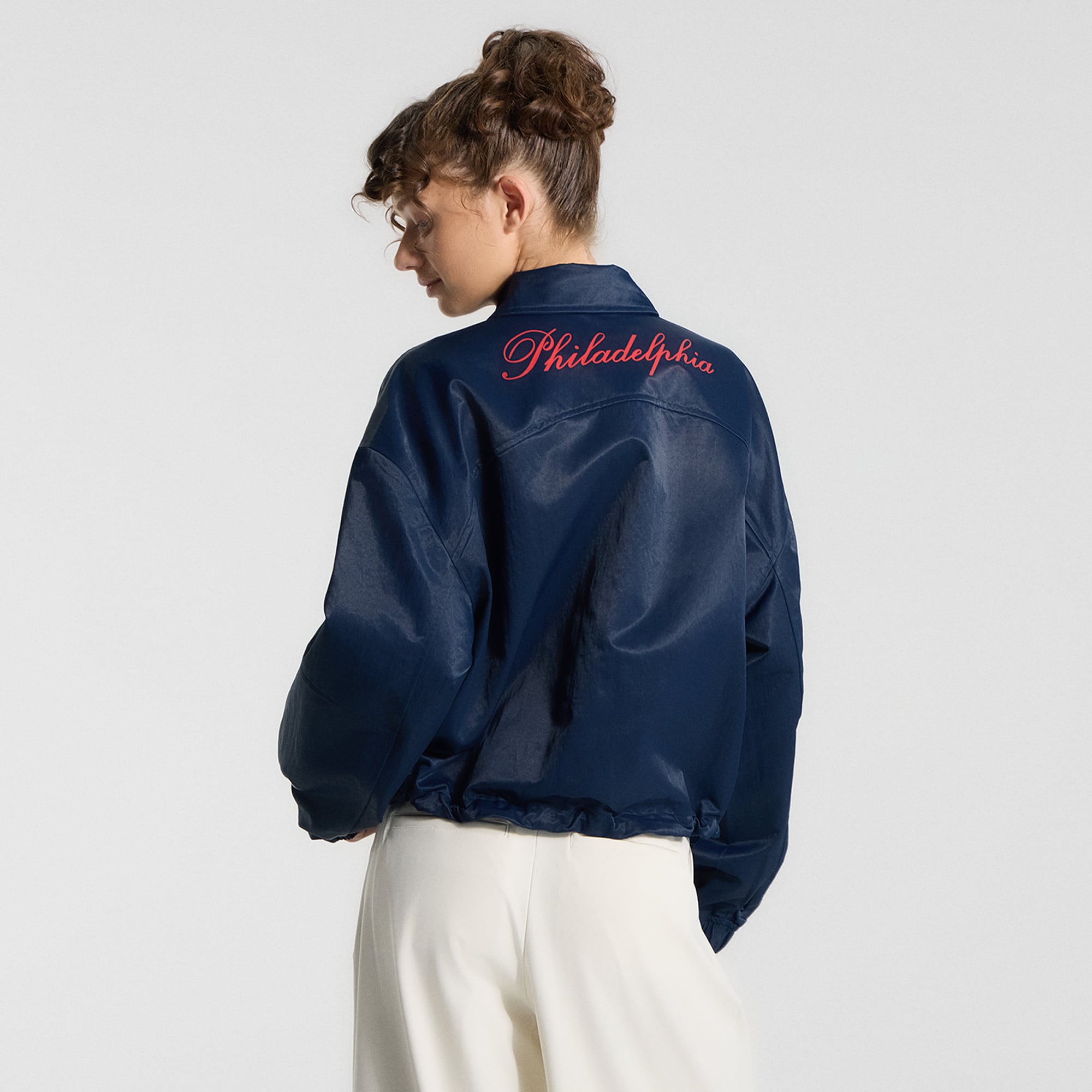 Veste d'entraîneur des Phillies de Philadelphie True Navy pour femmes lululemon
