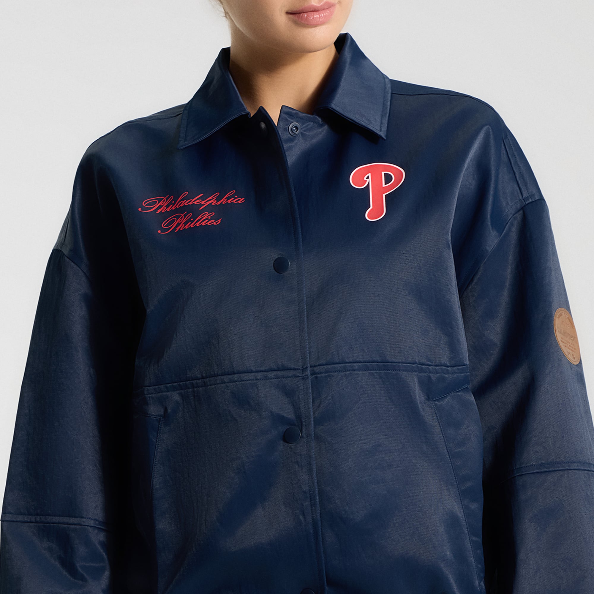 Veste d'entraîneur des Phillies de Philadelphie True Navy pour femmes lululemon