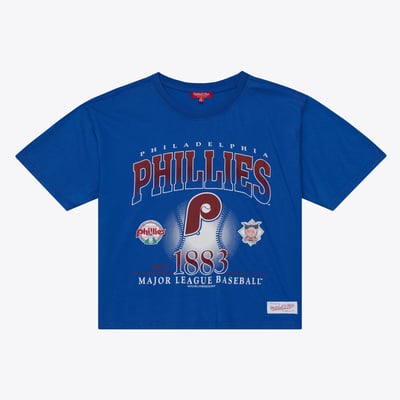 Philadelphia Phillies Mitchell & Ness Women's Street Graphics T-Shirt - Royal

