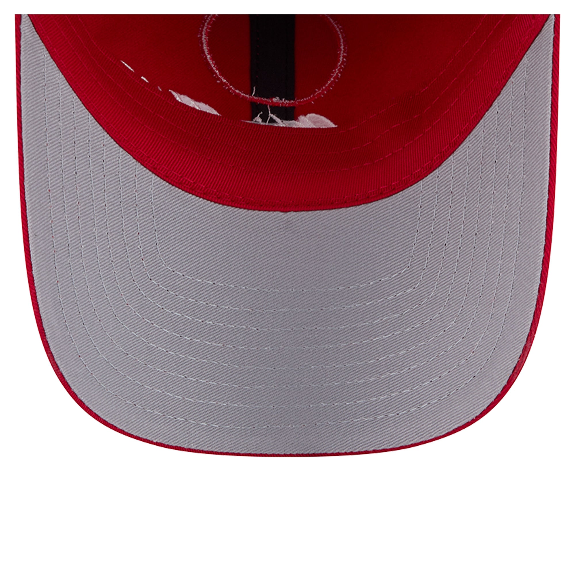 Women's New Era Red Philadelphia Phillies Script Patch Casual Classic Adjustable Hat