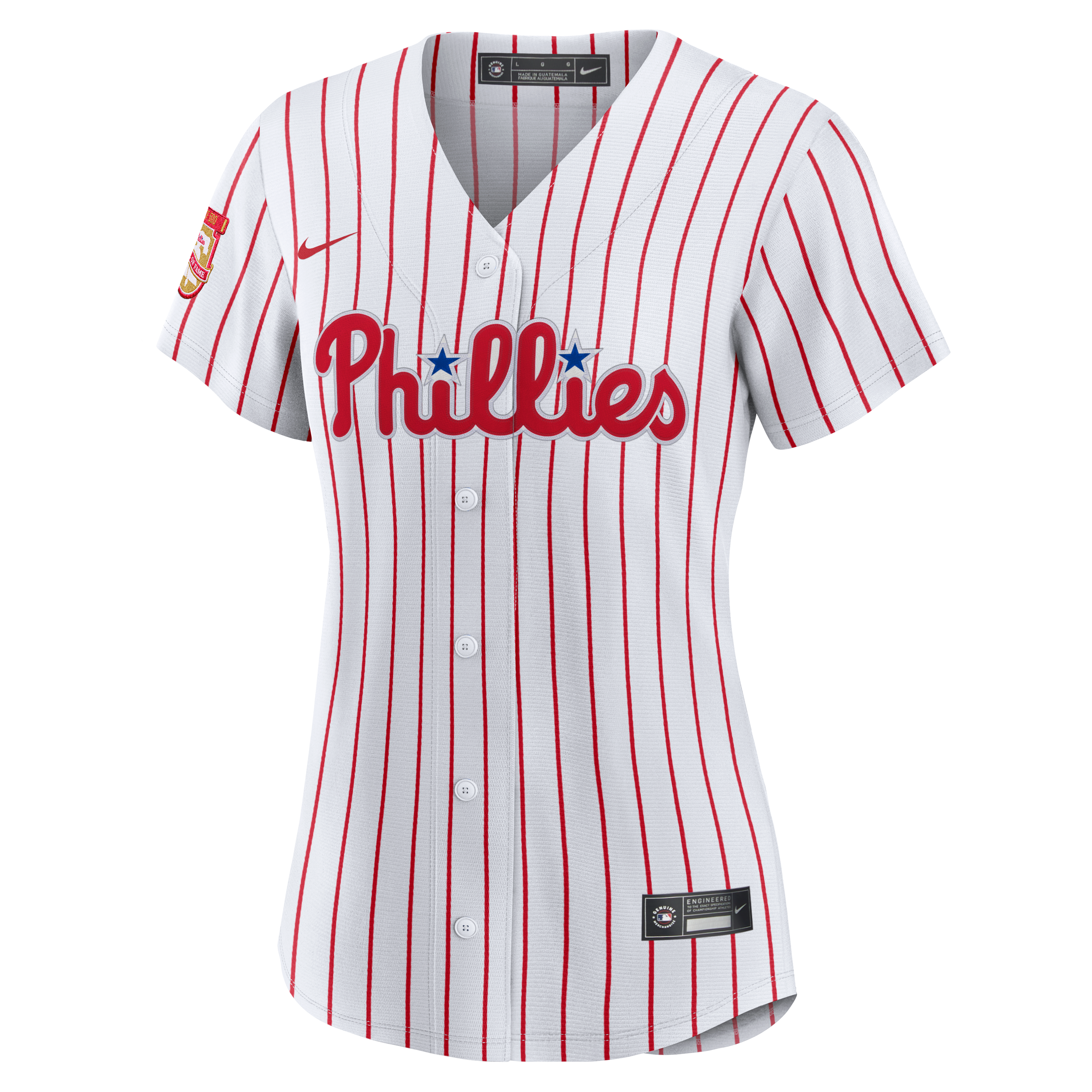 Maillot réplique édition limitée Nike Chase Utley blanc Philadelphia Phillies domicile avec écusson du mur de la renommée