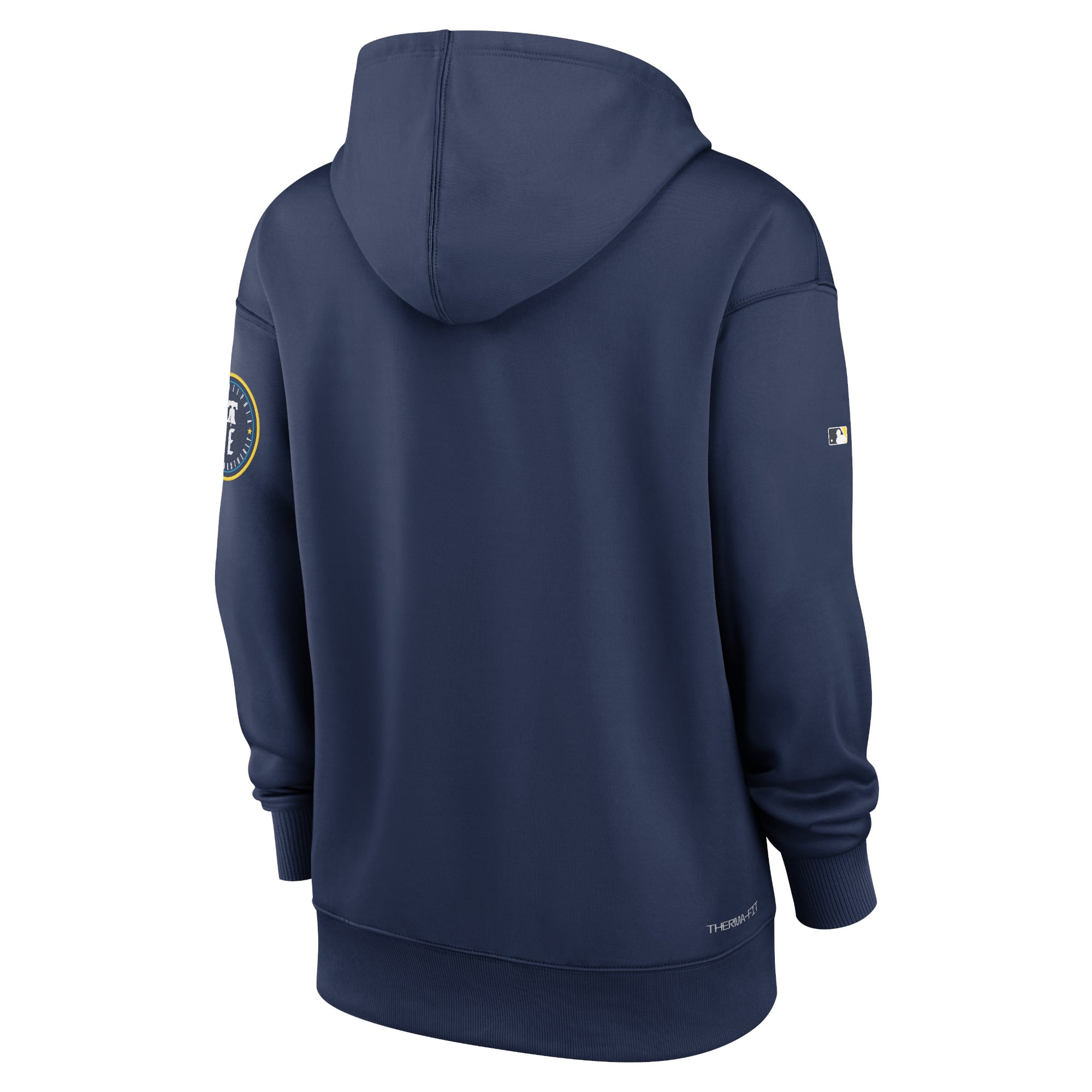Women's Nike Navy Philadelphia Phillies 2024 City Connect AC Practice Performance Pullover Hoodie