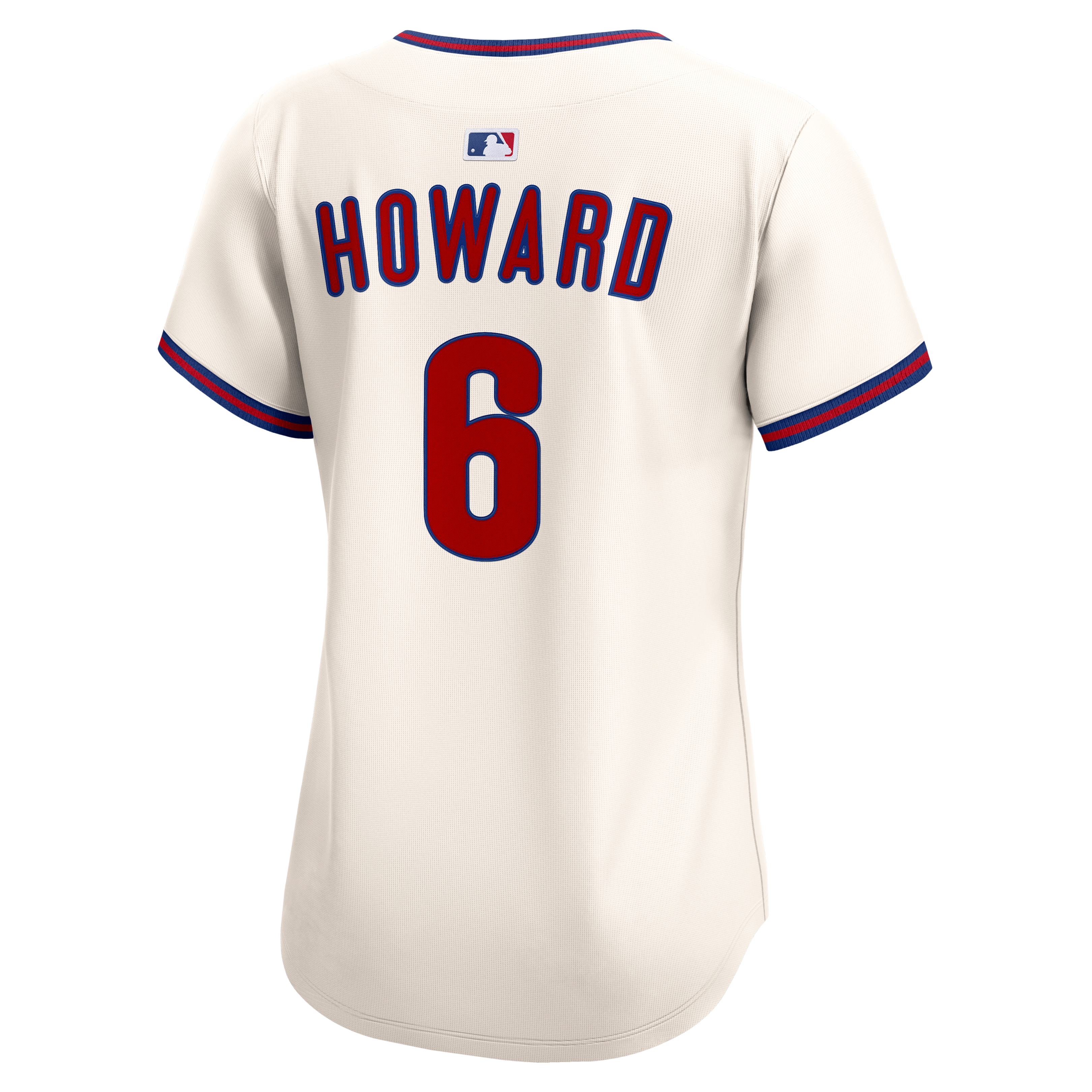 Maillot alternatif limité Nike Ryan Howard crème des Phillies de Philadelphie pour femmes