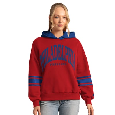  Philadelphia Phillies Starter Women's Best Coach Hoodie - Red