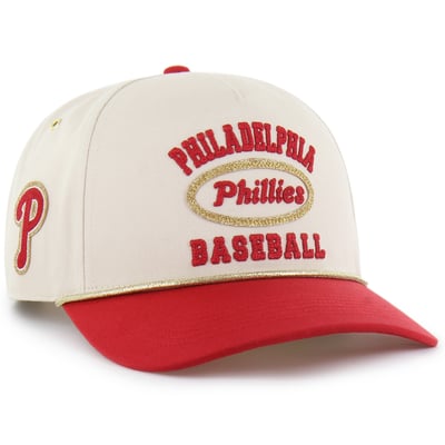 Philadelphia Phillies Stoney Clover Lane x '47 Women's  Glitter Rope Hitch Adjustable Hat - Natural