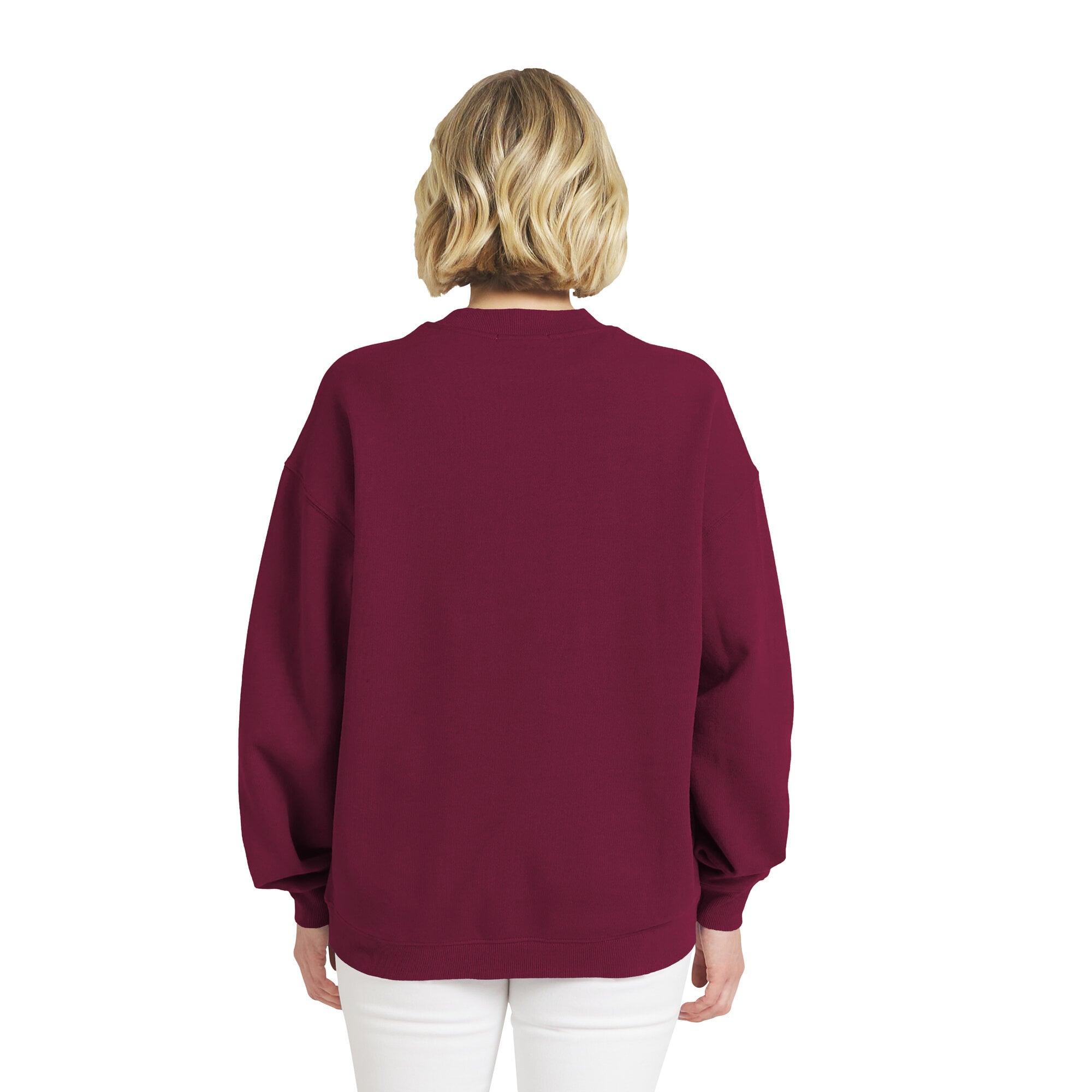 Sweat-shirt polaire oversize bordeaux Philadelphia Phillies pour femme de la marque WEAR by Erin Andrews
