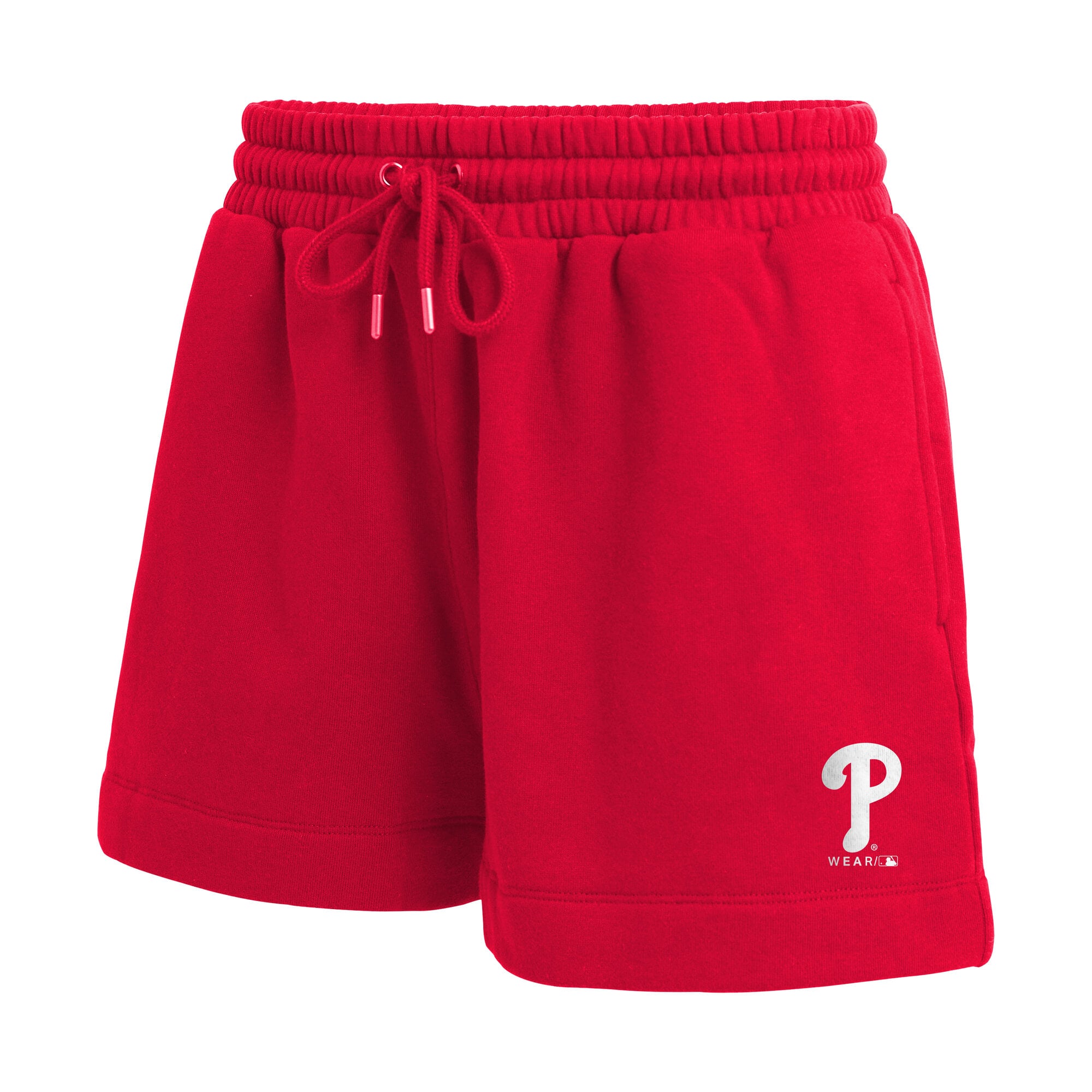 Women's WEAR by Erin Andrews Red Philadelphia Phillies Fleece V-Neck Set