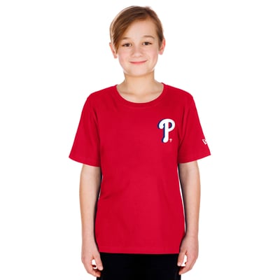 Philadelphia Phillies New Era Youth Cartoon Logo T-Shirt - Red
